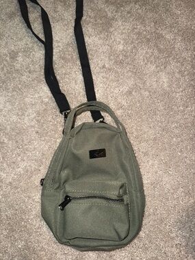 wild wear Olive Green Mini Backpack Crossbody Bag